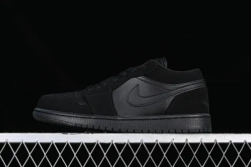 All categories Air Jordan Jordan series basketball shoes Air Jordan 1 Low Z version Air Jordan 1 Low OG "All Black" AJ1 Joe 1 all black low-top cultural casual sneakers 553558-025
